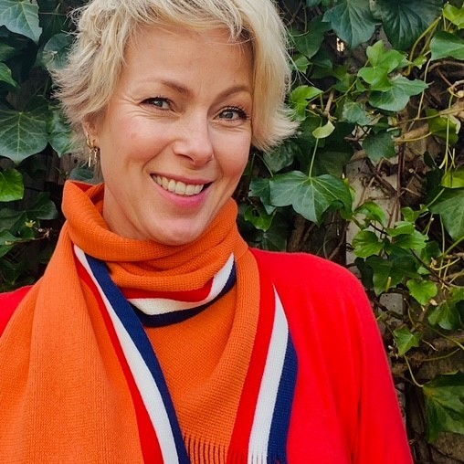 incompleet uitblinken Factuur Minimale Koningsdag sjaal – De Reuver knitted fashion